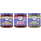 Fody Foods Salsa Variety Pack, 16 Oz (Pack of 3) | Garlic and Onion Free, Low FODMAP Certified, Gut &amp; IBS Friendly, Vegan, Non-GMO, Gluten Free, Keto Friendly