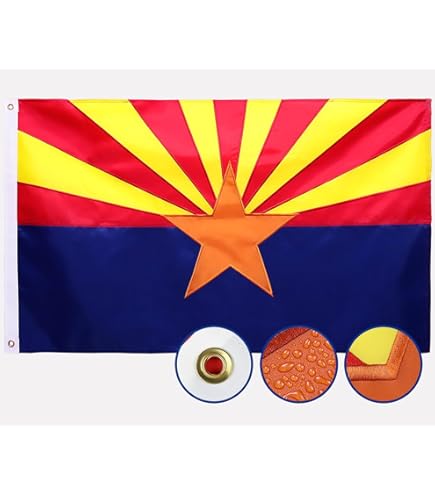 Amazon.com : XIFAN Premium Arizona State Flag 3x5 ft Outdoor