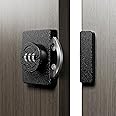 ETEKJOY Keyless Cabinet Lock 3-Digit Combination for Swinging/Sliding Door Drawer Cupboard Locker Closet Wooden Box Hook-Locking (Black, 180 Degree)
