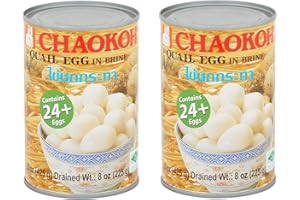 Chaokoh Quail Egg in Brine 15oz, 2 Pack
