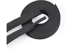 BuyUneed Braided Sleeving 2:1 Shrinkable Fabric Heat Shrink Tubing- Abrasion Protection Flexibility Wiring Harness Cable Sheath (1/2" ID, 30ft)