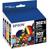 Epson T202XL-BCS Claria Ink Cartridge Multi-pack - High-capacity Black and Standard-capacity Colour (CMYK)