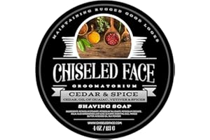 Cedar & Spice - Handmade Luxury Shaving Soap from Chiseled Face Groomatorium