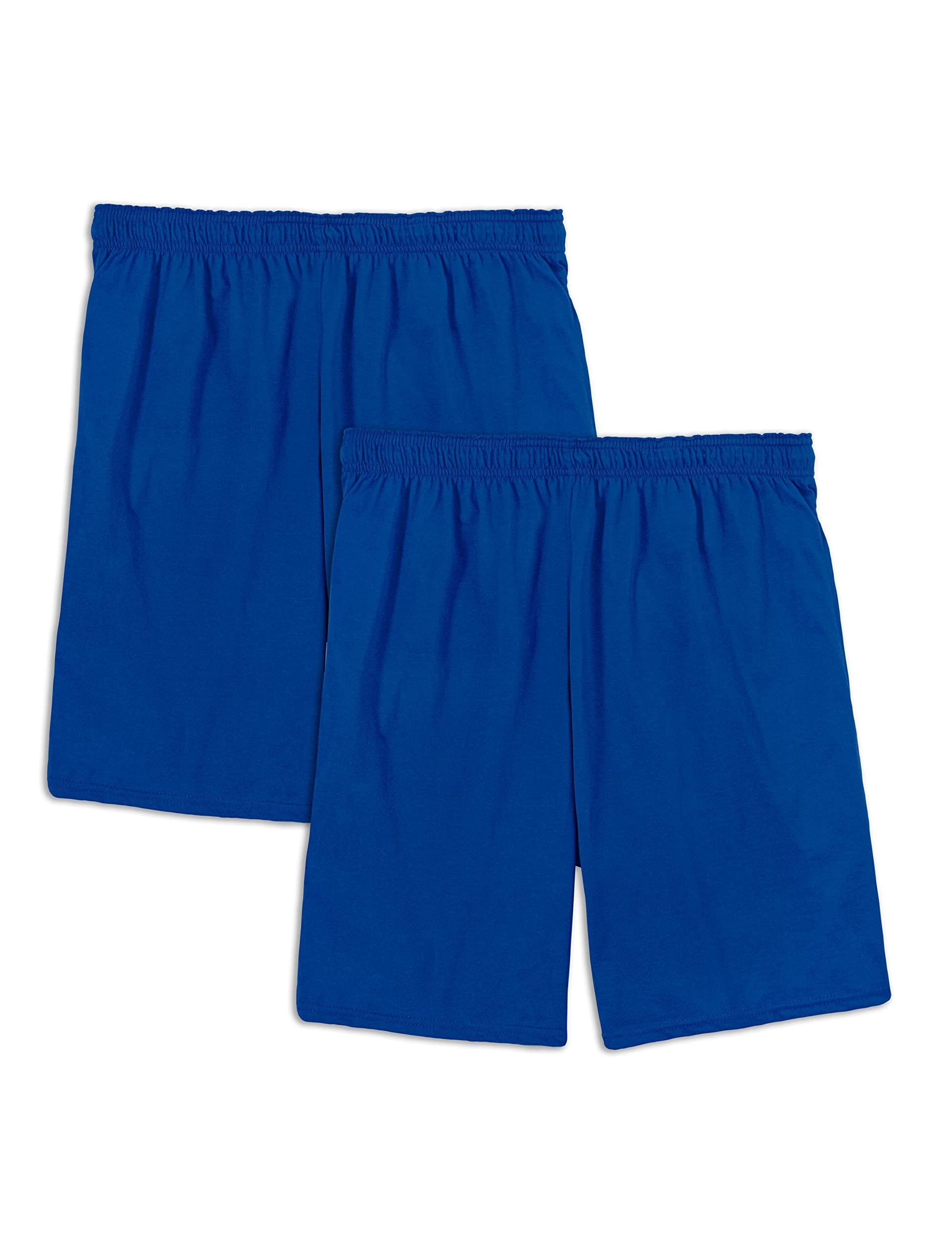 Fruit of the Loom Men's Eversoft Cotton Shorts with Pockets (S-4XL)