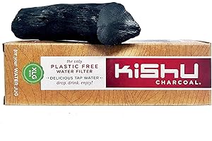 Kishu Charcoal XL for 3 Gallon Jugs. The Finest Activated Charcoal from Japan. Bonds with toxins in tap Water. Lasts 4 Months.