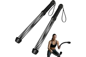 WKNNOXT Ropeless Battle Ropes (2-Pack) Portable Workout Ropes for HIIT Workouts,Cardio & Muscle Training,Low-Impact Cardio Training,Home Gym Equipment for Men & Women