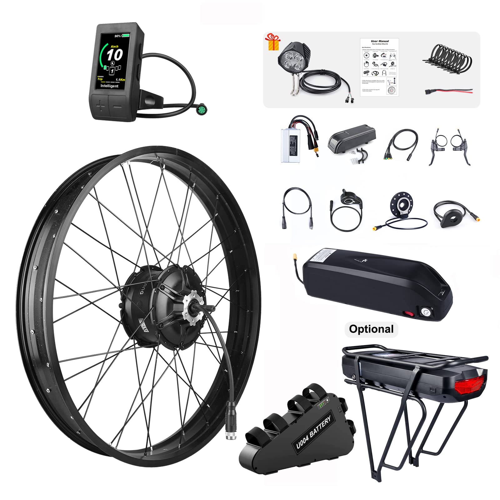 BAFANG 48V 1000W Rear Hub Motor : 26 Inch Fat Tire