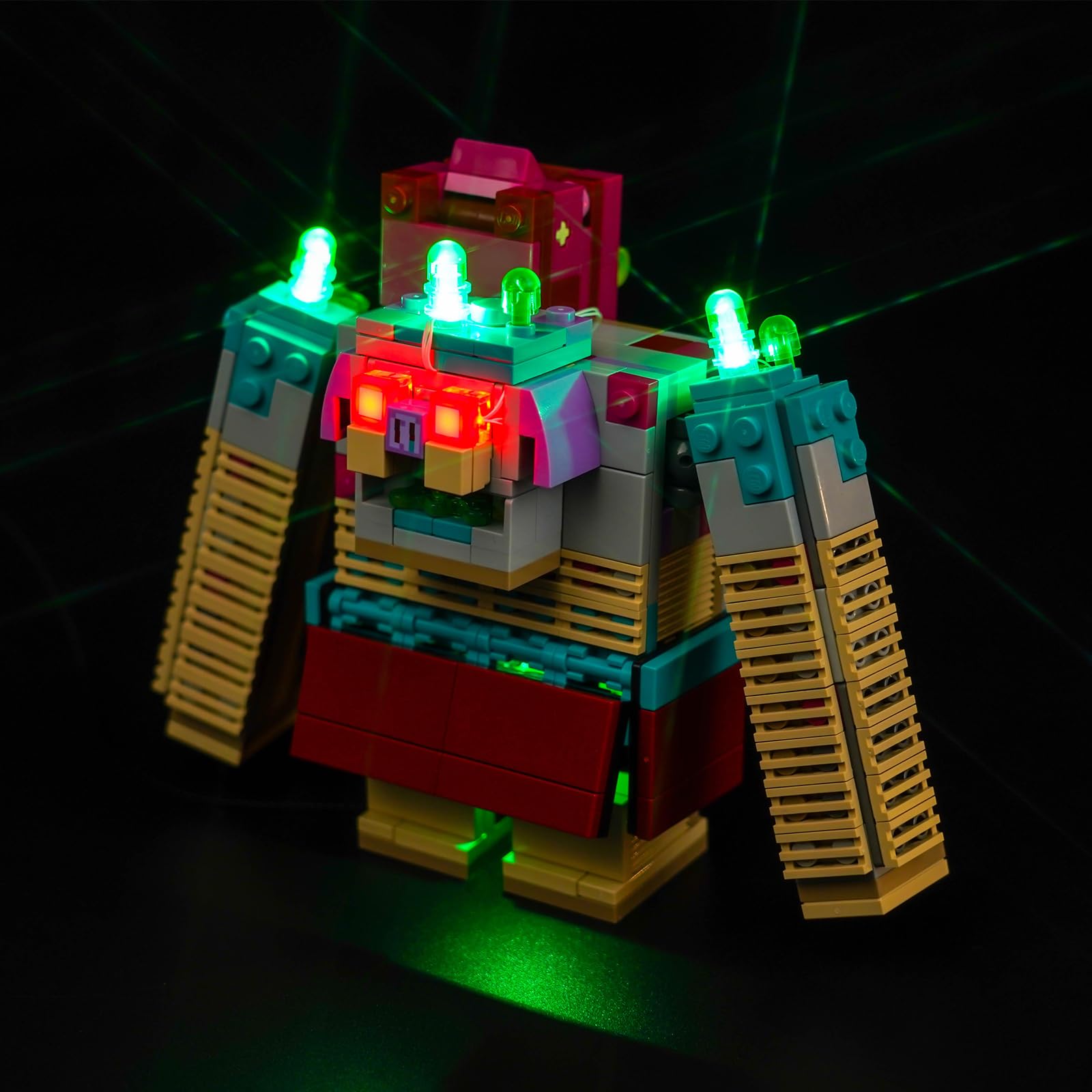 LocoLee Led Light Set Compatible with Lego 21257 The Devourer Showdown Led Decoration Lighting Kit Compatible with Lego 21257 Building Blocks Model,Only Lights Set,No Model — image 1
