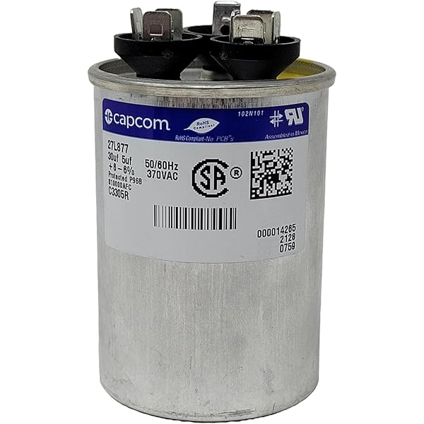 97F9899 - GE OEM Upgraded Replacement Round Capacitor 35 + 5 uf 