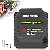 Dual Battery Isolator 12V 140Amp, Voltage Sensitive