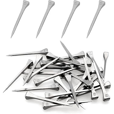 250-Pack Copper Plated Horseshoe Nails - 51mm E5 Size For Equestrian Use
