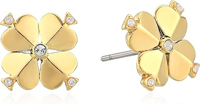 kate spade new york crystal flower stud earrings