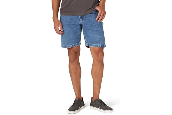 Wrangler Authentics Mens Men's Classic Denim Carpenter ShortCasual Shorts