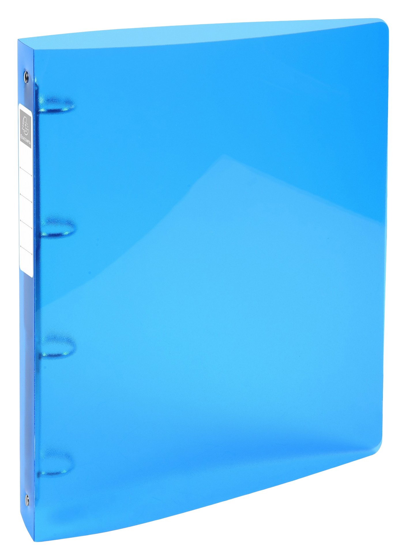 Exacompta - Ref. 51772E - Iderama semi-rigid PP binder - 4 round rings, diameter 30 mm - Spine 40 mm - External dimensions: 32 x 26.8 cm - Format to file A4 Maxi - Colours: light blue