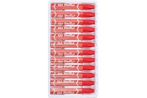 PATIKIL Red Oil Pastels, 48Pcs Soft Oil Crayons Vibrant and Creamy Pastels Stick Art Supplies for Art Painting Drawing Blendi