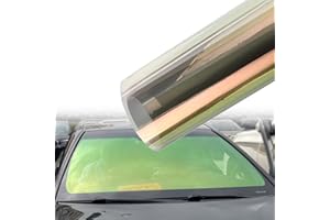 AuMoHall Green Red Chameleon Car Front Window Tint 58% VLT Car Window Tint Film Color Change Windshield Tint Film Car Sun Shade Tint Solar Protection Film, 39.37" x 118.11"