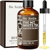SU JUABA White Tea Hotel Collection Diffuser Oil, Inspired by Westin | Long-Lasting, Pet &amp; Family Safe, Vegan, Essential Oil for Home Diffusers, Car Air Fresheners &amp; Air Purifiers - 30ml / 1 Fl Oz