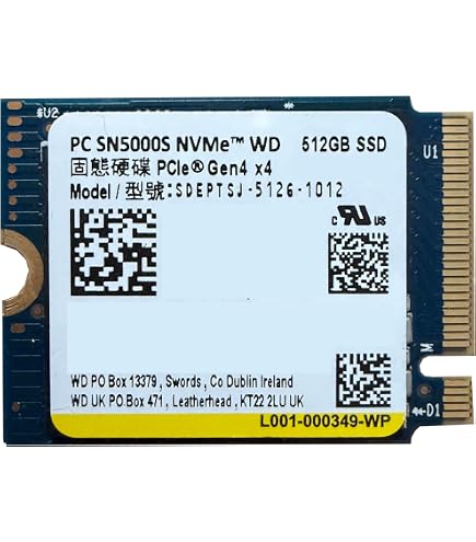 新同 WD PC SN5000S NVMe Gen4 SSD 512GB 高速 【公式通販】