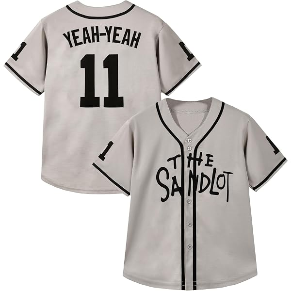 Scotty Smalls #1 SL Jersey Shirt, White, Small