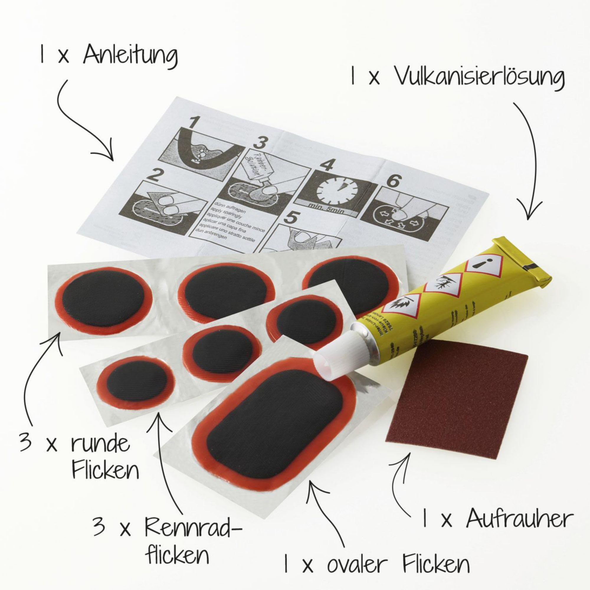 FISCHER Flickbox, weiß, Uni, 85474, 9-teilig 3