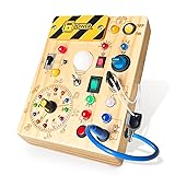 Iabedi Busy Board, Montessori Toy for 1-3 Years