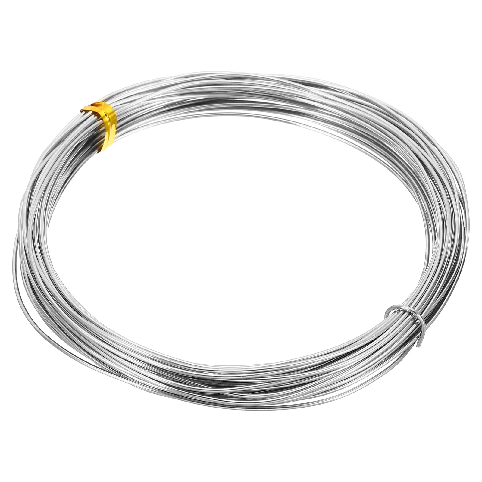 PATIKIL Soft Nickel Silver Wire, 18Gauge/1mm Diameter 10m/32.8ft Pure Craft Wire for Jewelry Making Beading Garden Plants