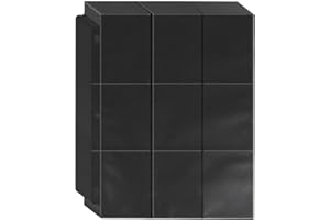 KITOYZ 900 Pockets Trading Card Binder Sleeves, Baseball Card Sleeves Fit for Standard Size Sport Cards, Baseball Card Holder for 3 Ring Binder