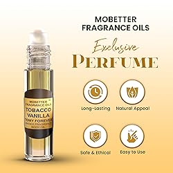 Tobacco Vanilla Unisex Body Oil (10ml Roll On), for
