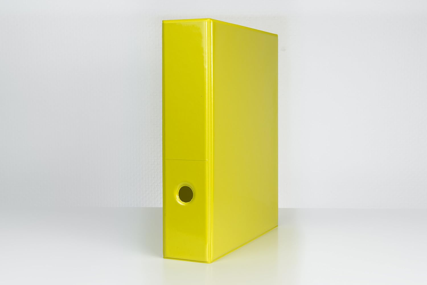 2 DIN A4 Presentation Ring Binder in Yellow Width 65 mm made in Germany