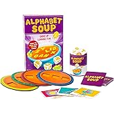 Peaceable Kingdom Alphabet Soup Spelling Game - Educational Boardgame for Kids Aged 3 and Up - Preschool Learning Activities - Kindergarten Learning Games