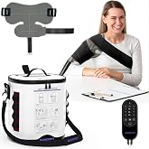 Cold Therapy Machine for Shoulder with Programmable Timer &amp; Quiet Pump | Portable Ice Machine for Shoulder After Surgery,Cryotherapy Pain Relief w/Shoulder Pad