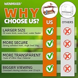 WENMIXER Window Bird Feeder with Non-Marking