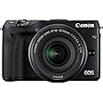 Canon EOS M3 Mirrorless Camera Kit with EF-M 18-55mm Image Stabilization (is) STM Lens - Wi-Fi Enabled (Black)