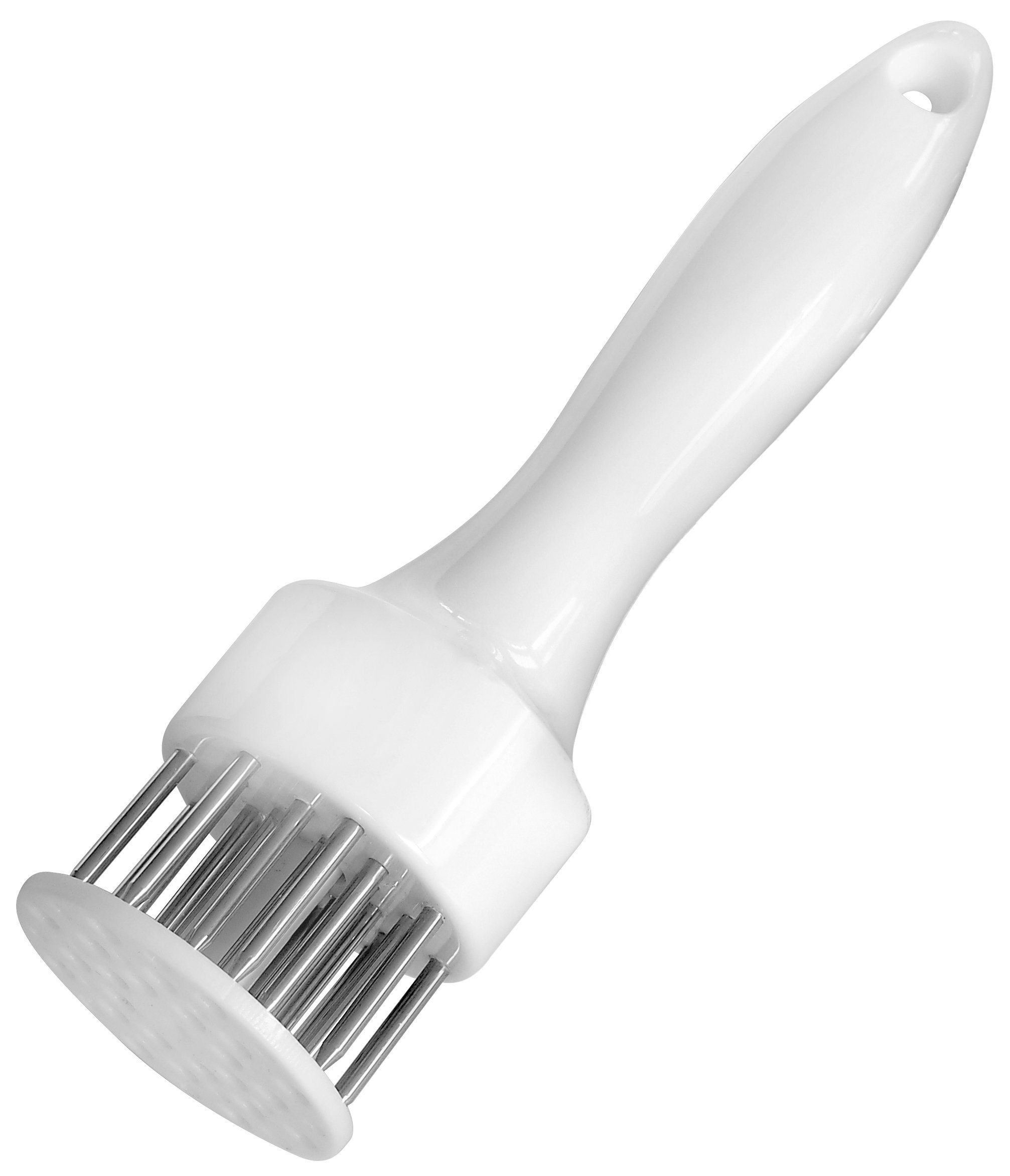 Fackelmann Meat Tenderiser of Plastic/Stainless Steel, White/Silver, 7.7-Inch