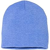 Sportsman 8" Knit Beanie One Size Heather Royal