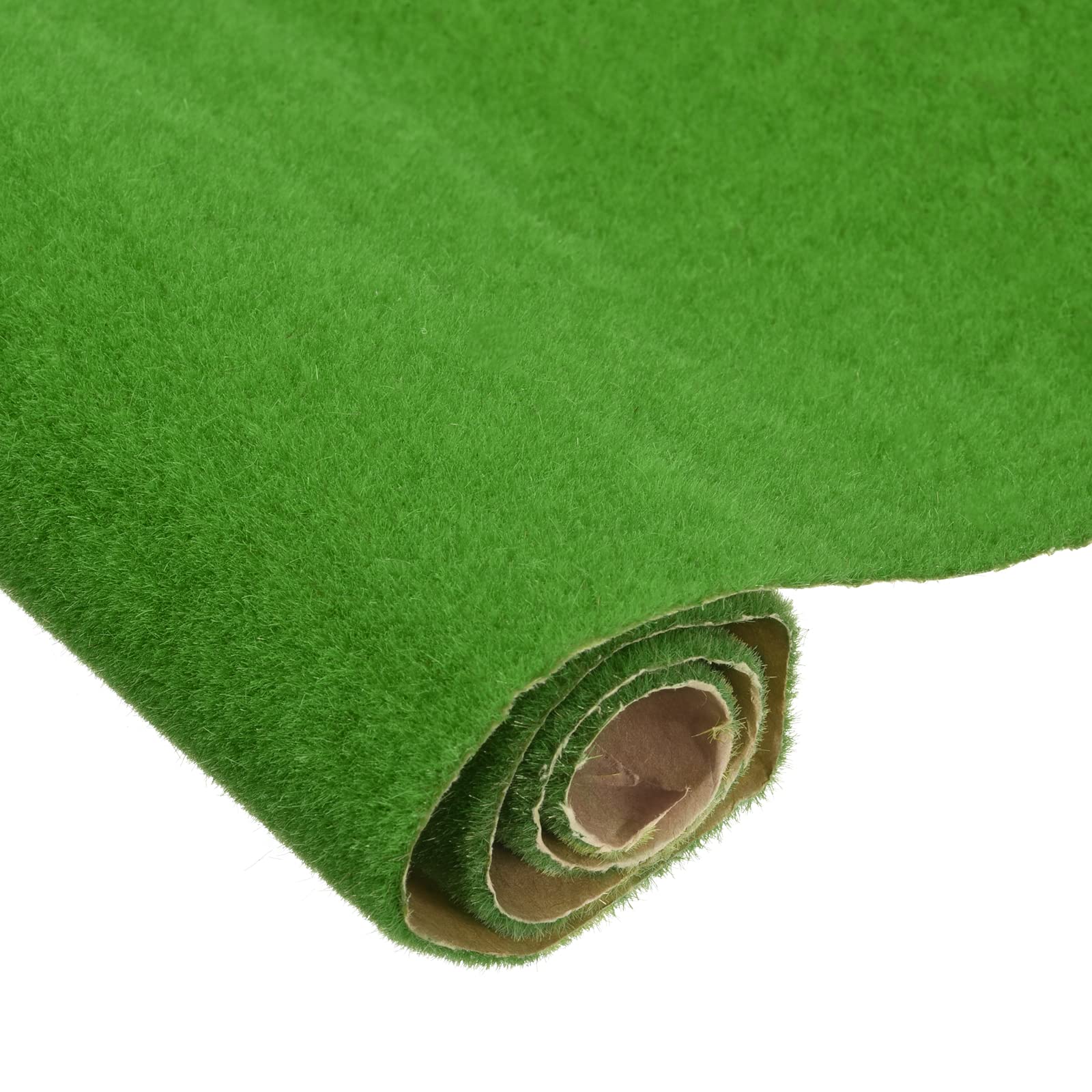 sourcing map Artificial Model Grass Mat 13.8'' x 19.7''(35cm x 50cm) Green Realistic Fake Turf for Garden Lawn Decoration Model (a22030400ux1281)