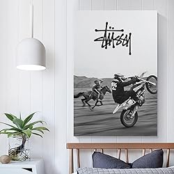 Stussy Streetwear Poster Aesthetic Racer Car