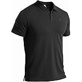 Pioneer Camp Men's Golf Shirt UPF 50+ Quick Dry Polo Shirts Short Sleeve Moisture Wicking Performance Tees Collar Work Shirts