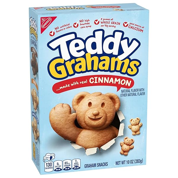 TEDDY GRAHAMS CINNAMON COOKIES, 10 OZ