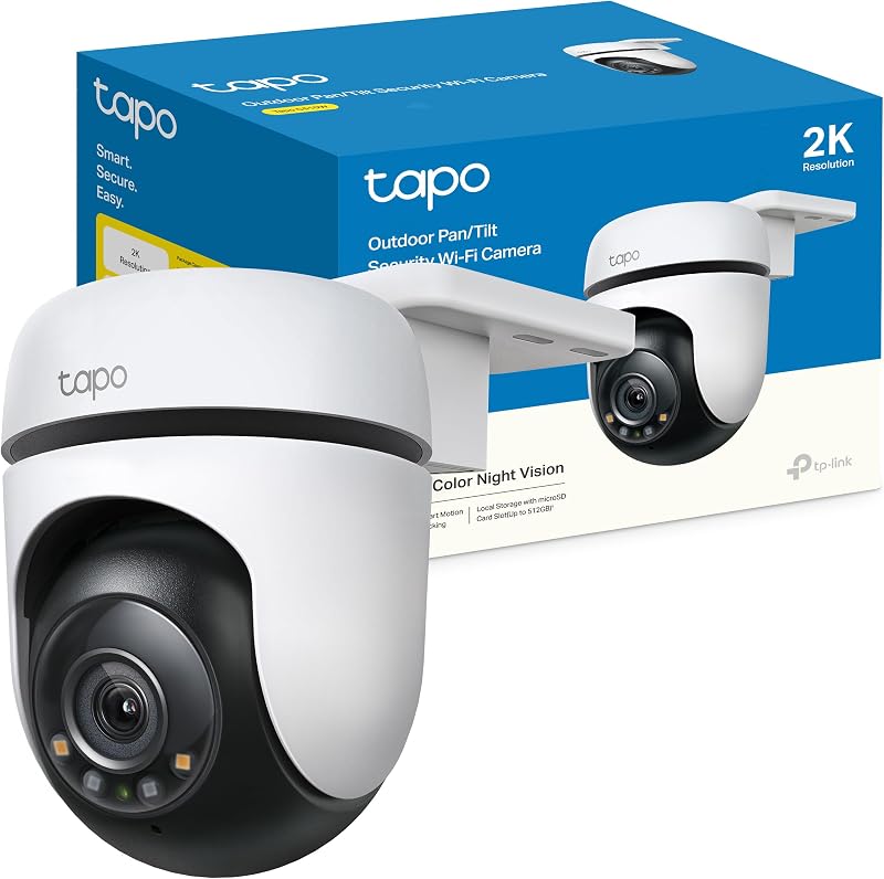 C510W - Cámara de Vigilancia WiFi Exterior 360º, 2K 3MP, Detección IA