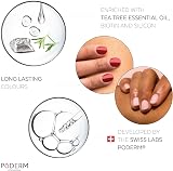 PODERM Nail Care Polish with Tea Tree Red Allure & Powder Pink 8ML view 6