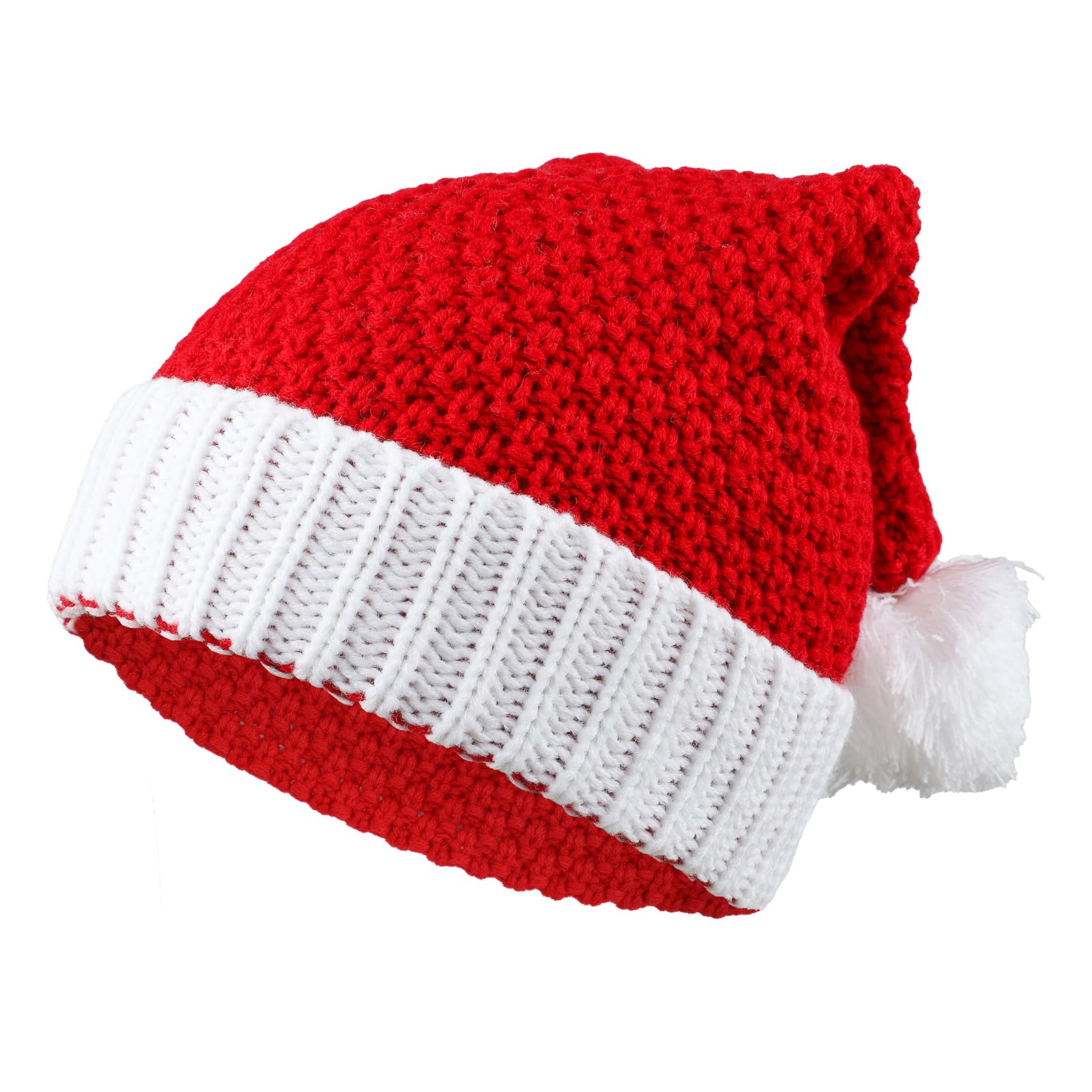 TAGVO Christmas Hats for Adults & Kids - Fancy Dress Santa Costume for Xmas Party - Bulk
