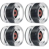 PATIKIL 78A Longboard Wheels with ABEC-9 Bearings, Soft Cruiser Wheels, Street Wheels for Skateboards Skateboard Wheel PU