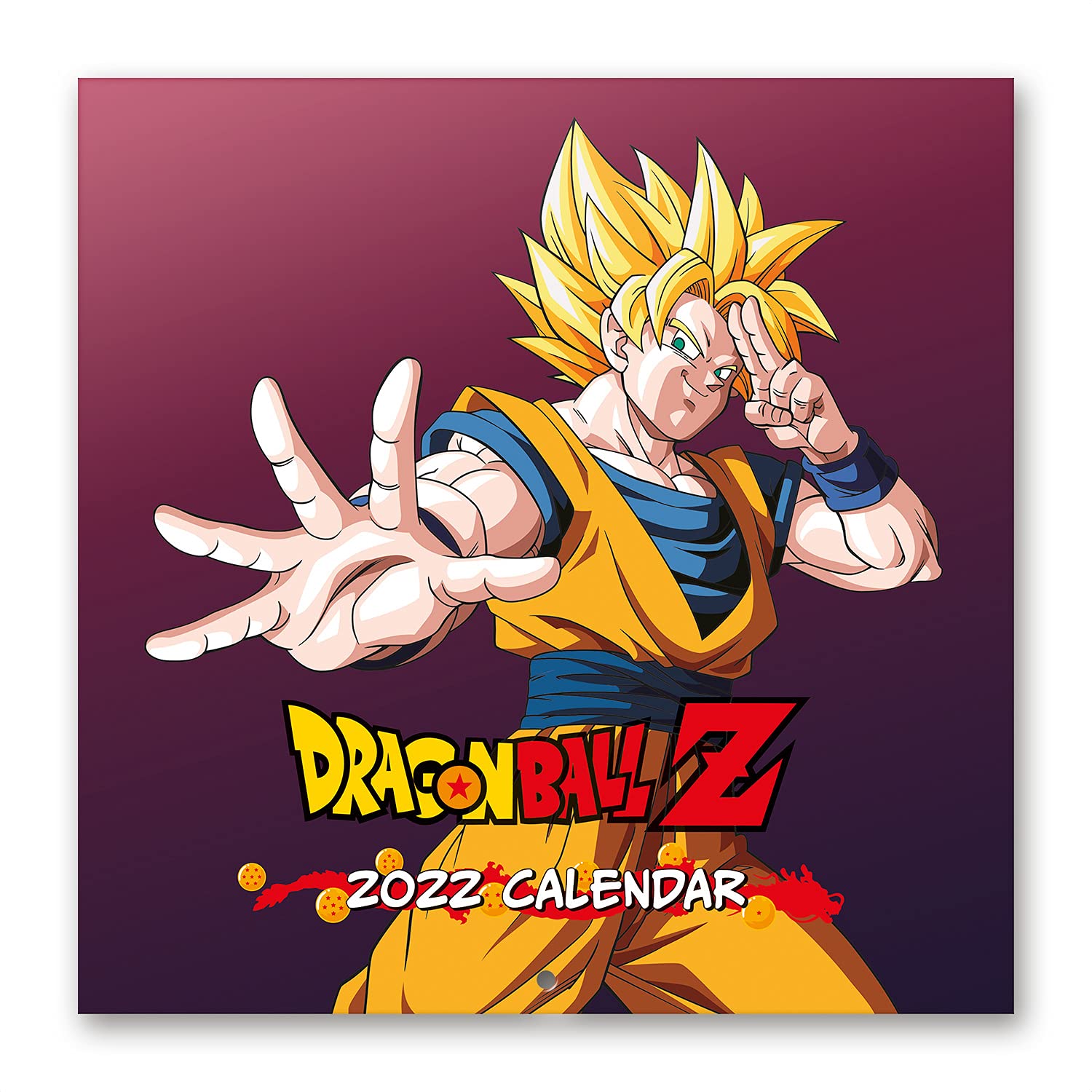 Grupo Erik Official Dragon Ball 2022 Wall Calendar, 2022 Calendar, 12" x 12" Square Wall Calendar 2022 (Free Poster Included), Family Calendar 2022, Kids Calendar 2022 (CP22044)