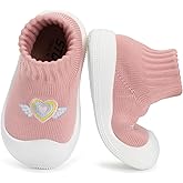 STQ Baby Socks Shoes Toddler Wide Toe Box Non-Slip Slippers Infant Walking Shoe Soft Baby Boys Girls Lightweight Sneakers