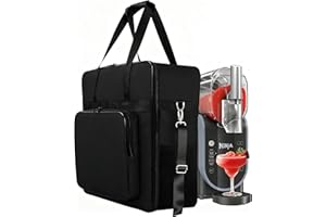 VILLEGLOIRE Carrying Bag for Ninja Slushie Machine FS301 & FS300, Waterproof Portable Travel Carrying Bag Front-Opening Design, Portable Outdoor Frozen Drink Maker Travel Bag Case with Shoulder Strap ﻿