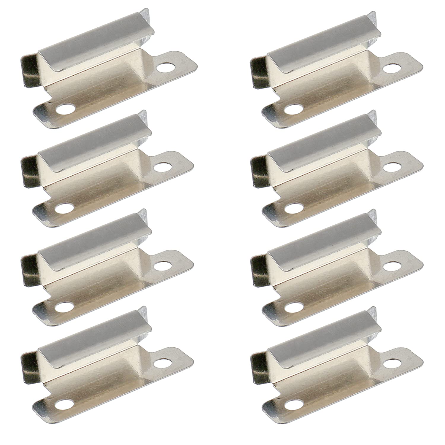 HUAERW 3D Printer Bed Clips Heat Bed Glass Clips Clamps for Fixed Glass Plates and Hotbeds. Compatible Ender 3 Ender 3 v2 Ender 3S Ender 3 Pro Ender 5 Pro CR-20 Pro CR-10S Pro Series (Pack of 8)