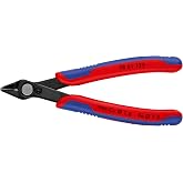 KNIPEX Tools - Electronics Super-Knips, Multi-Component (7861125SBA) | Soft Wire (Copper) to 1.6 mm; Medium Hard Wire to 1.2mm