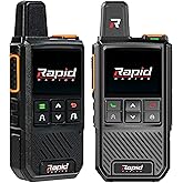 Rapid Radios Nationwide LTE Walkie-Talkie - Two-Way Radio - Unlimited Range POC Two Way Radios Set