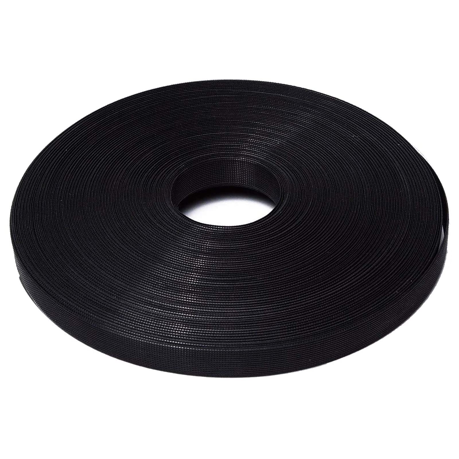 GUGULUZA 50 Yards Polyester Boning for Sewing Wedding Dress Corset Nursing Cap Making 6/8/12/15 mm (Black - 10mm)